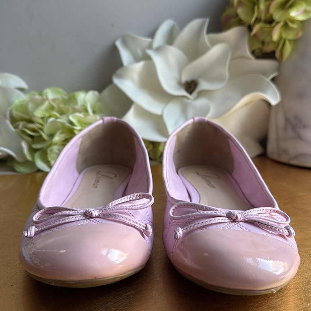 Delman Willa Quilted Ballet Flat in Pink Leather - Picture 4 of 16